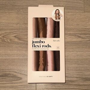 Kitsch Jumbo Flexi Rods - Pink, Brown, Cream